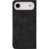 Hülle iPhone Air - Flip Geometrisch - Schwarz