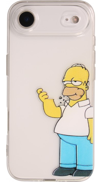 iPhone Air Case Hülle - Gummi cartoon Homer Simpson
