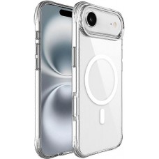 Hülle iPhone 17 Air - MagSafe kompatibel Gummi transparent TPU Silikon