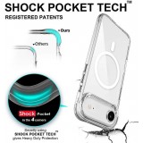 Hülle iPhone 17 Air - MagSafe kompatibel Gummi transparent TPU Silikon