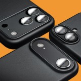 Hülle iPhone 17 Air - Qialino Echtleder (MagSafe kompatibel) - Schwarz