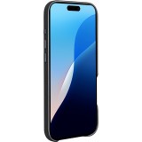 Hülle iPhone Air - Qialino Echtleder (MagSafe kompatibel) - Schwarz