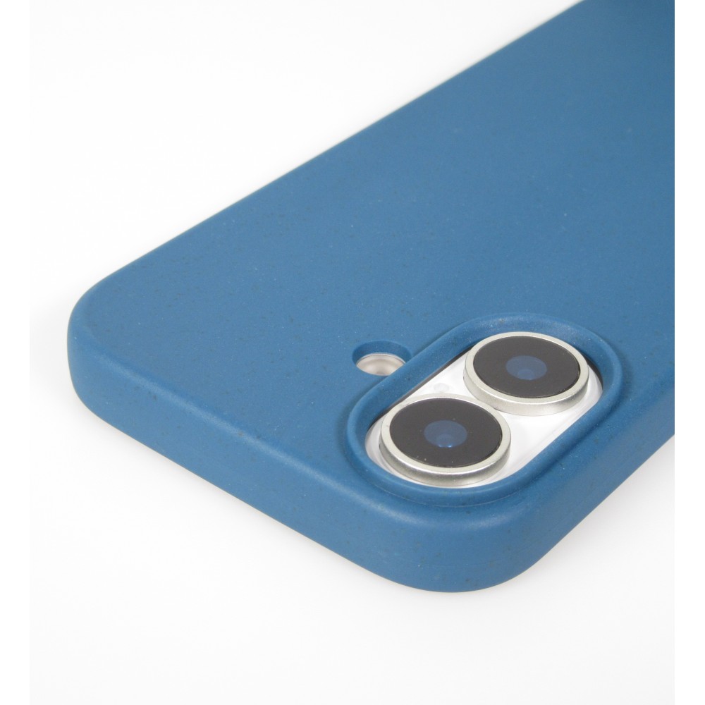 iPhone 17 Case Hülle - Bio Eco-Friendly Vegan mit Handykette Necklace blau