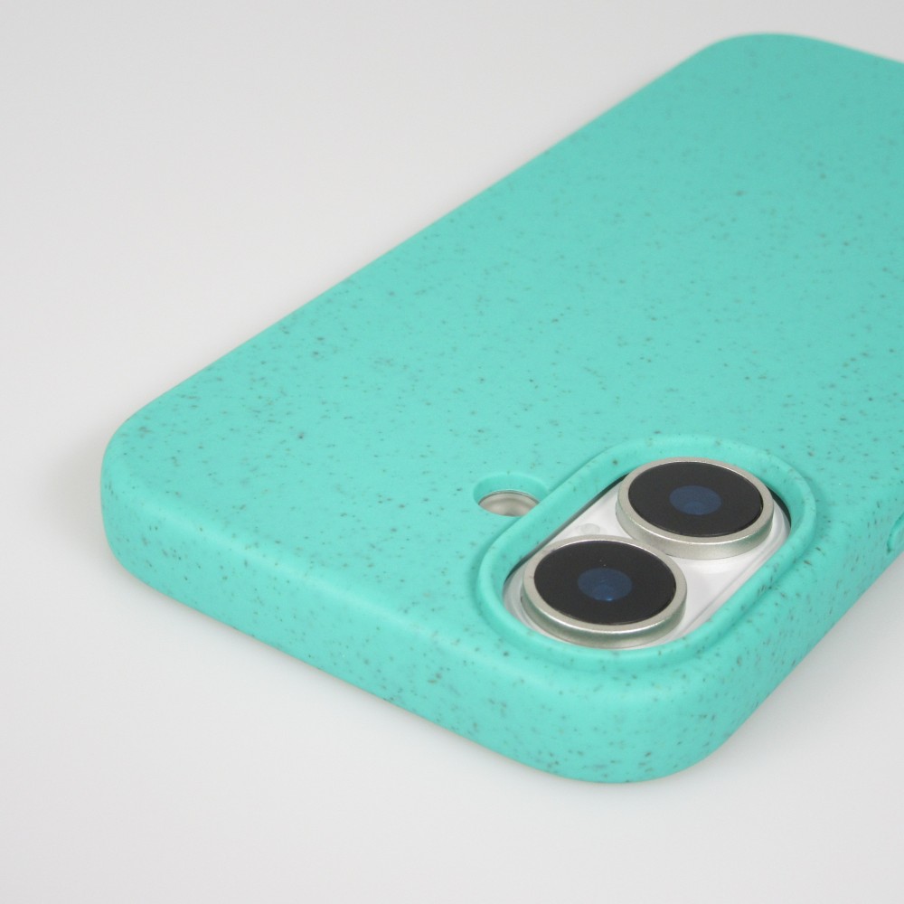 Coque iPhone 17 - Bio Eco-Friendly nature avec cordon collier - Turquoise