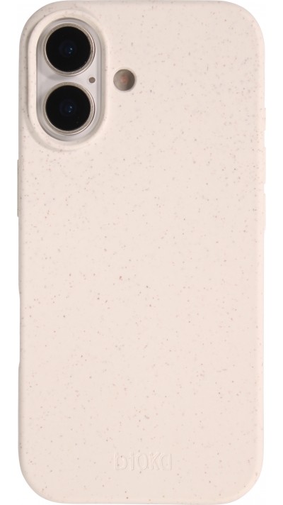 iPhone 17 Case Hülle - Bioka Biologisch Abbaubar Eco-Friendly Kompostierbar - Weiss