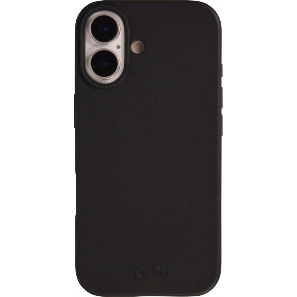 iPhone 17 Case Hülle - Bioka Biologisch Abbaubar Eco-Friendly Kompostierbar - Schwarz