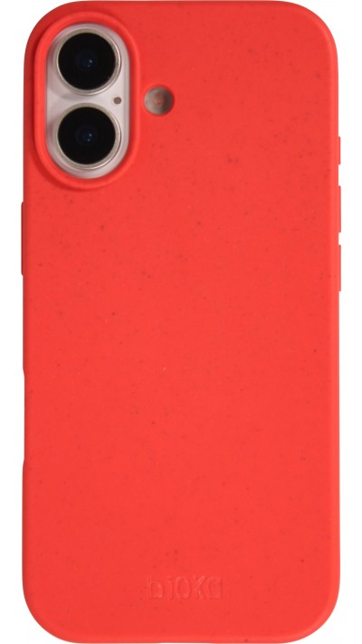 Hülle iPhone 17 - Bioka Biologisch Abbaubar Eco-Friendly Kompostierbar - Rot