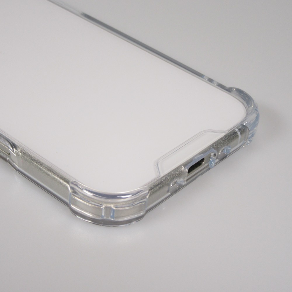 iPhone 17 Case Hülle - Bumper Glass TPU Anti-Schock mit Acryl - Transparent