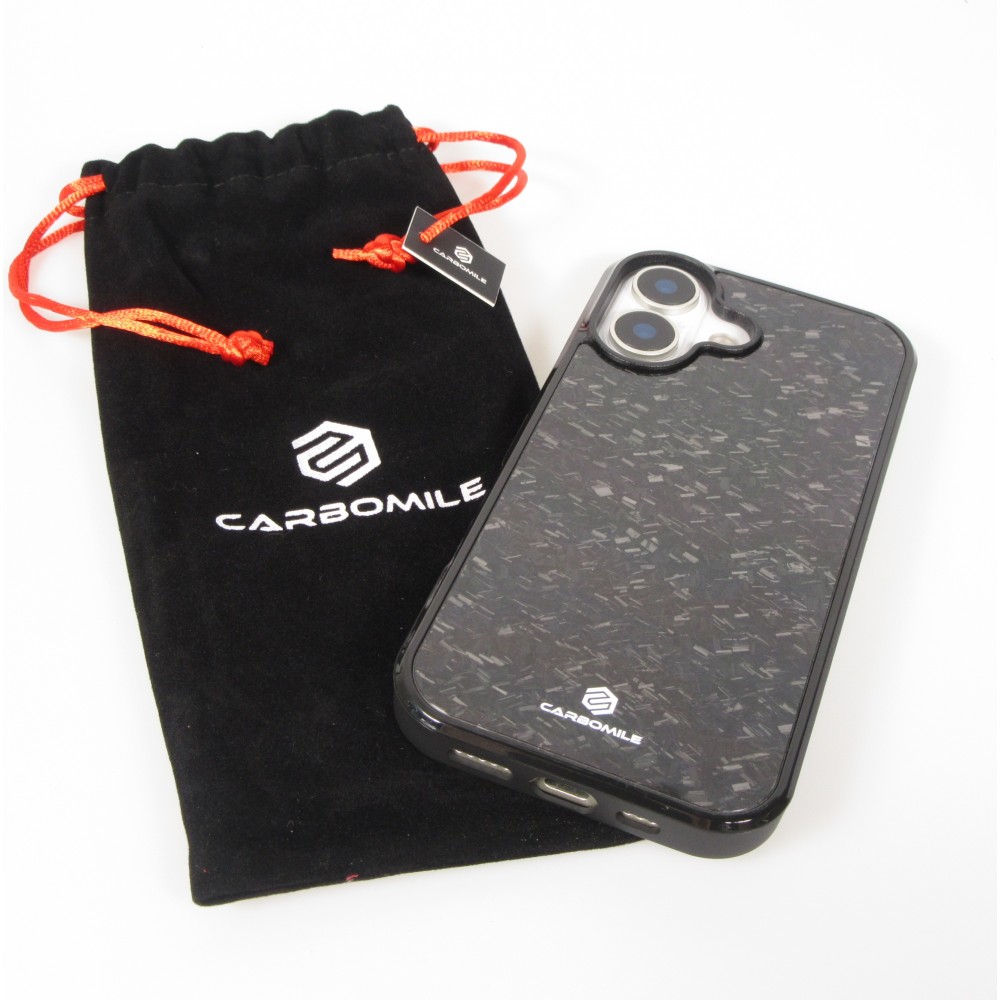 iPhone 17 Case Hülle - Carbomile Forged Carbon (Kompatibel mit MagSafe)