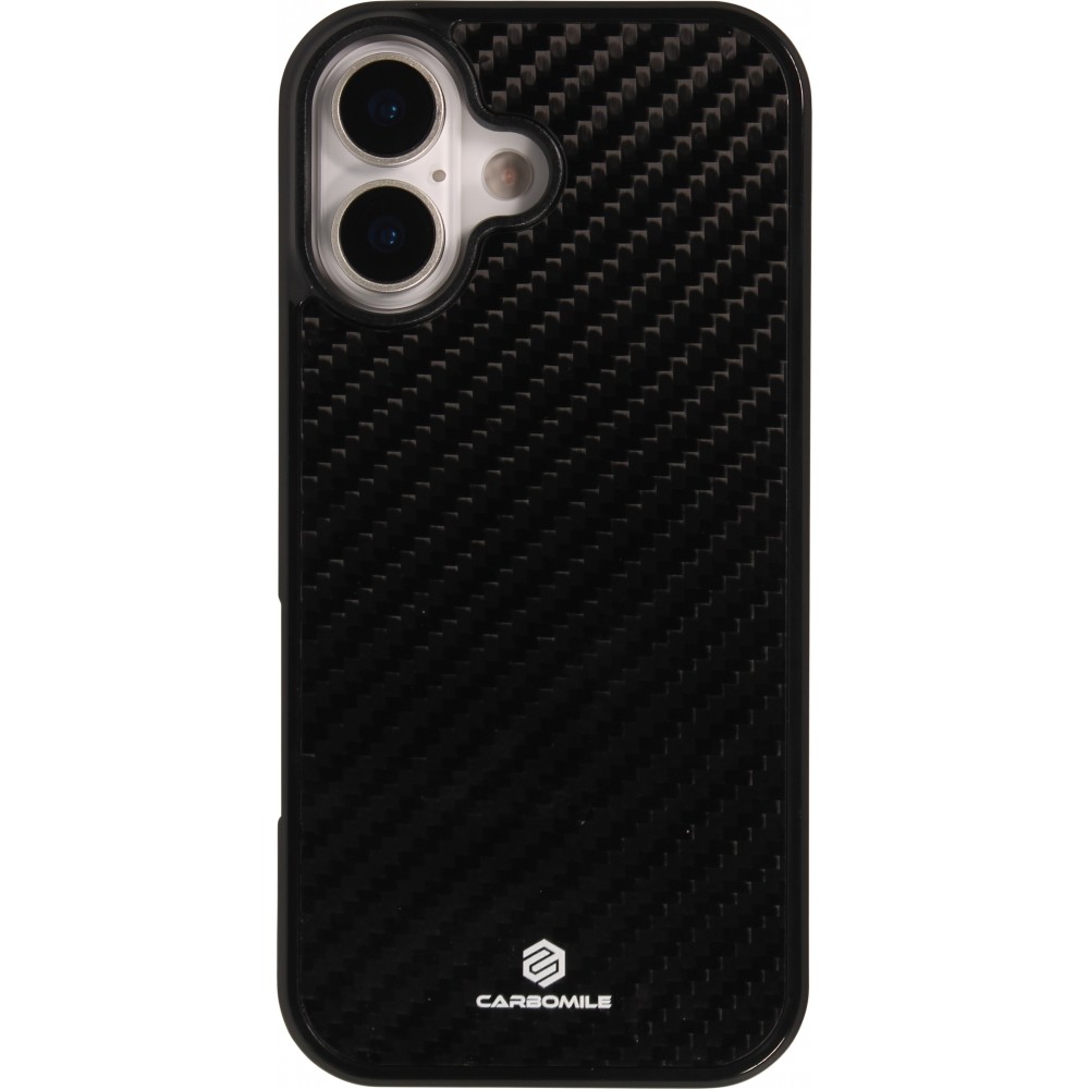 iPhone 17 Case Hülle - Carbomile Carbon Fiber (Kompatibel mit MagSafe)