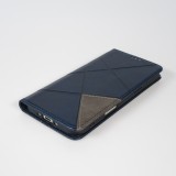 Hülle iPhone 17 - Flip Geometrisch blau