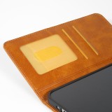 Hülle iPhone 17 - Flip Geometrisch - Hellbraun