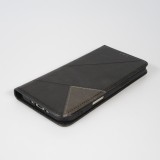 Hülle iPhone 17 - Flip Geometrisch - Schwarz