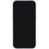 iPhone 17 Case Hülle - Gummi weich mit Kameraschutzglas MagSafe - Blau