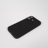 iPhone 17 Case Hülle - Gummi weich mit Kameraschutzglas MagSafe - Schwarz