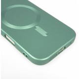 iPhone 17 Case Hülle - Gummi weich mit Kameraschutzglas MagSafe - Grün