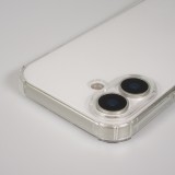 Hülle iPhone 17 - Gummi transparent mit Seil - Rot