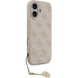 iPhone 17 Case Hülle - Guess 4G Charm Elegante Schutzhülle Raffiniertes Design Trendaccessoire - Rosa