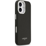 iPhone 17 Case Hülle - Lacoste PU Leder Champs Elysees MagSafe elegante und langlebige Schutzhülle - Schwarz