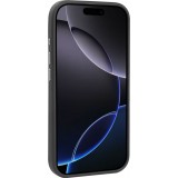 Coque iPhone 17 Pro - Audi TT MagSafe en cuir synthétique avec le logo en relief - Noir