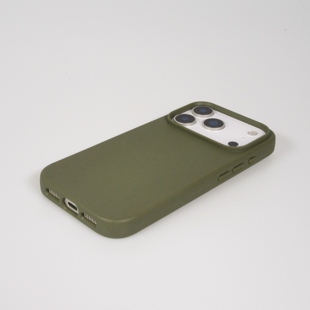 Coque iPhone 17 Pro Max - Bio Eco-Friendly biodégradable écologique nature - Vert foncé