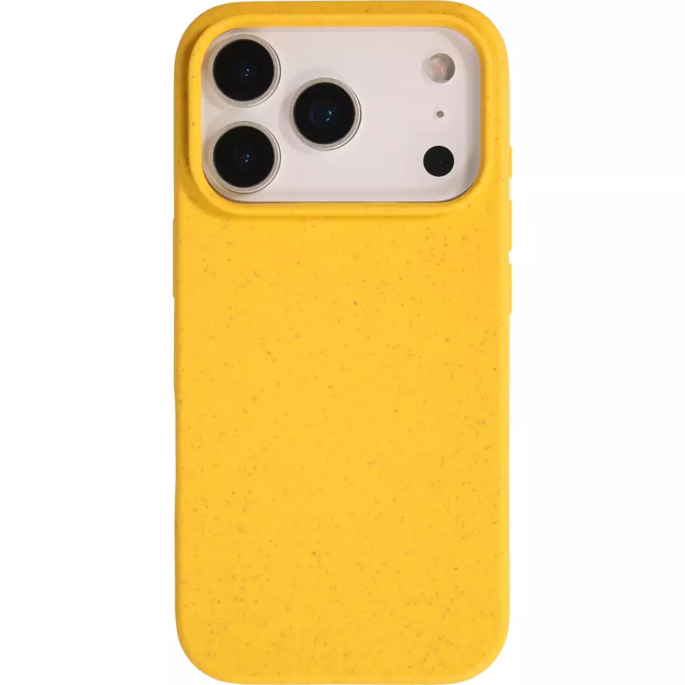 iPhone 17 Pro Max Case Hülle - Bio Eco-Friendly biologisch Kompostierbar ökologisch - Gelb