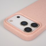 iPhone 17 Pro Case Hülle - Bio Eco-Friendly Vegan mit Handykette Necklace - Rosa