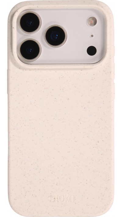 iPhone 17 Pro Case Hülle - Bioka Biologisch Abbaubar Eco-Friendly Kompostierbar - Weiss