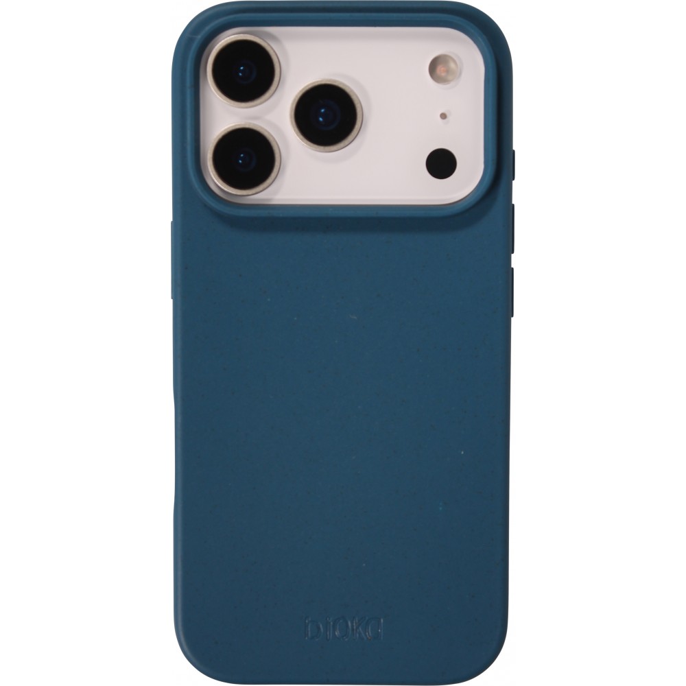Hülle iPhone 17 Pro - Bioka Biologisch Abbaubar Eco-Friendly Kompostierbar blau