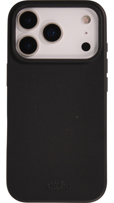 iPhone 17 Pro Case Hülle - Bioka Biologisch Abbaubar Eco-Friendly Kompostierbar - Schwarz