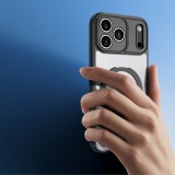 iPhone 17 Pro Case Hülle - Dux Ducis Aimo Mag Serie mit Halterung und Magnetring - Schwarz