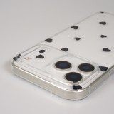 iPhone 17 Pro Case Hülle - Gummi kleines Herz - Schwarz