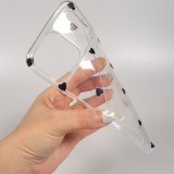 iPhone 17 Pro Case Hülle - Gummi kleines Herz - Schwarz