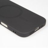iPhone 17 Pro Case Hülle - Gummi weich mit Kameraschutzglas MagSafe - Schwarz