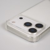 Hülle iPhone 17 Pro Max - Gummi transparent mit Seil beige