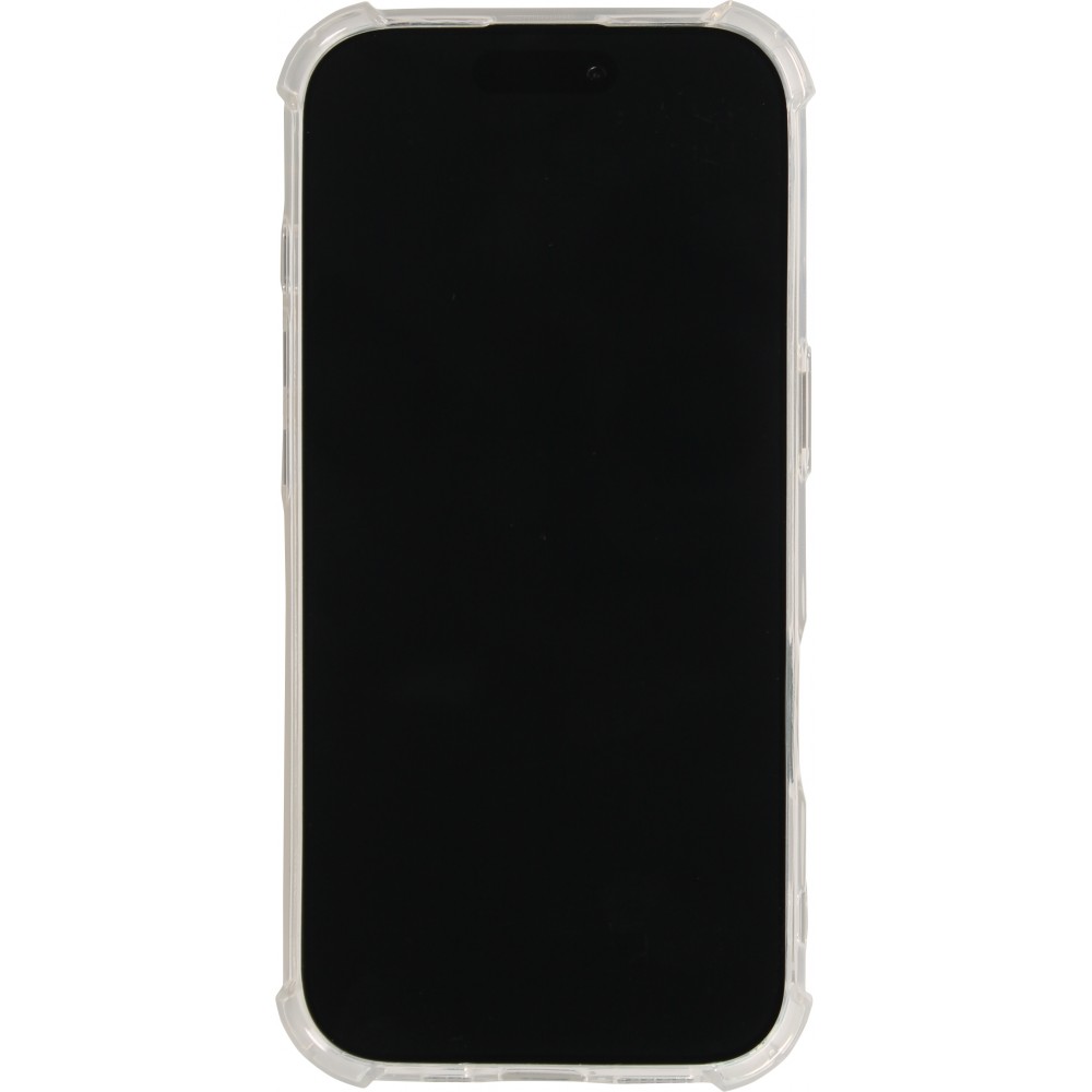 iPhone 17 Pro Case Hülle - Gummi Transparent Gel Bumper mit extra Schutz für Ecken Antischock