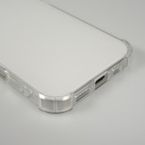 iPhone 17 Pro Case Hülle - Gummi Transparent Gel Bumper mit extra Schutz für Ecken Antischock
