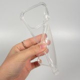 iPhone 17 Pro Case Hülle - Gummi Transparent Gel Bumper mit extra Schutz für Ecken Antischock