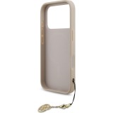 iPhone 17 Pro Case Hülle - Guess 4G Charm Elegante Schutz Raffiniertes Design Trendaccessoire - Rosa