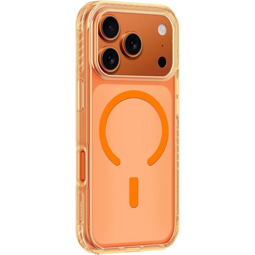 iPhone 17 Pro Max Case H&uuml;lle - AmazingThing Titan Pro MagSafe-kompatibel mit X-CUSHION PRO 7 Schutz - Orange