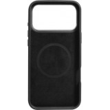 Coque iPhone 17 Pro Max - Audi TT MagSafe en cuir synthétique avec le logo en relief - Noir
