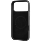 Coque iPhone 17 Pro Max - Audi TT MagSafe en cuir synthétique avec le logo en relief - Noir