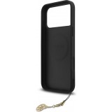 iPhone 17 Pro Max Case Hülle - Guess 4G Charm Elegante Schutz Raffiniertes Design Trendaccessoire - Grau
