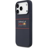 iPhone 17 Pro Max Case Hülle - Red Bull Silikon Horizontal Zentrales Logo MagSafe - Blau