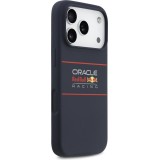 iPhone 17 Pro Max Case Hülle - Red Bull Silikon Horizontal Zentrales Logo MagSafe - Blau