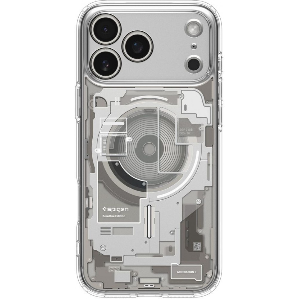 iPhone 17 Pro Max Case Hülle - Spigen Ultra Hybrid MagSafe Neo One - Transparent