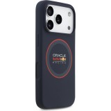 iPhone 17 Pro Case Hülle - Red Bull Racing MagSafe Silikonhülle mit rotem Ring - Blau