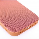 iPhone 17 Pro Case H&uuml;lle - MagSafe-kompatibles Premium-Technikgewebe mit eleganter Schutzh&uuml;lle - Braun