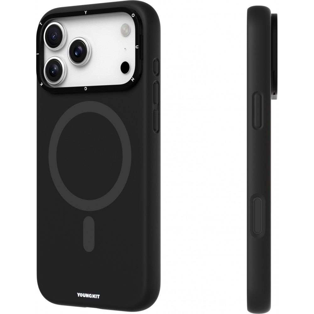 Coque iPhone 17 Pro Max - Youngkit Gel Cream Series MagSafe - Noir