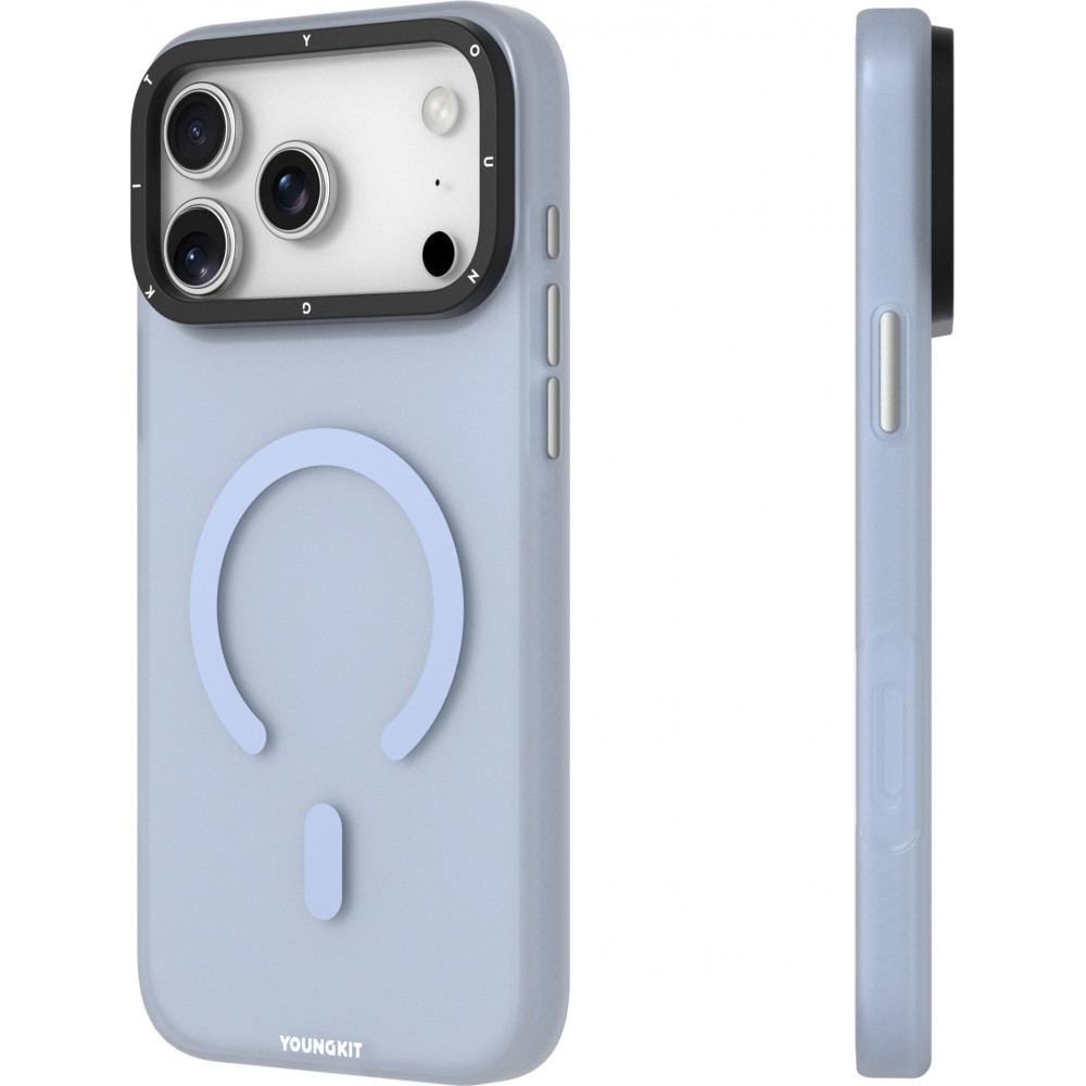 iPhone 17 Pro Max Case Hülle - Youngkit Hidden Sand MagSafe - Blau